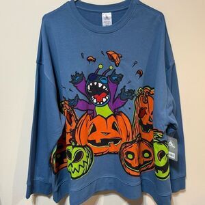 Disney Parks Stitch Halloween Long Sleeve Spirit Jersey Size 1X NWT
